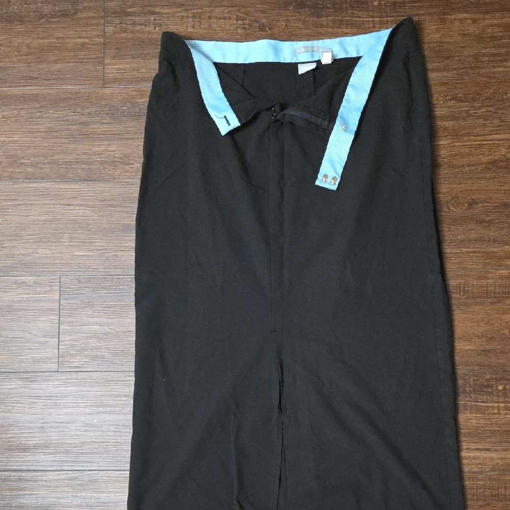 Old Navy Black Midi Skirt